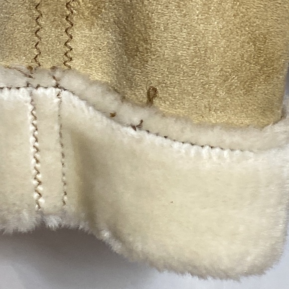 Faux Leather & Fur Zip Up Coat XL - Picture 7 of 13